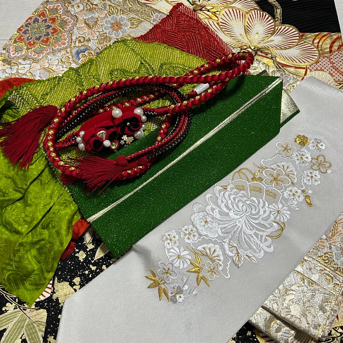 最高級品 振袖 6点セット 【京友禅 金駒刺繍 金彩 トールサイズ 最高級品 振袖 6点セット 【京友禅 金駒刺繍 金彩 トールサイズ