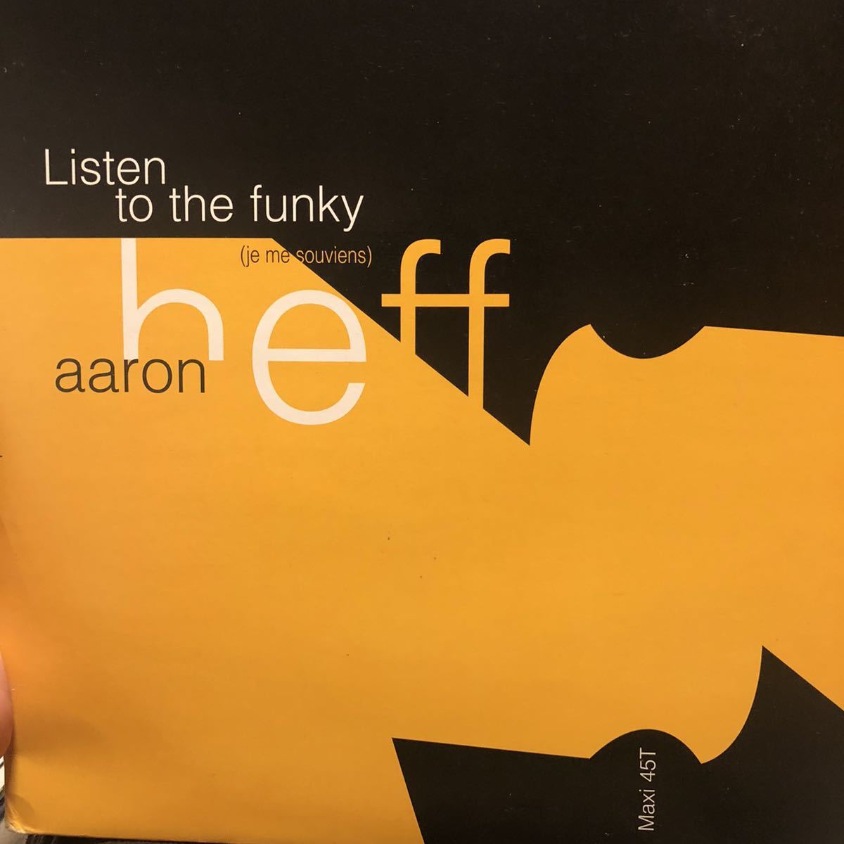 【12”】Aaron Heff Listen To The Funky (Je Me Souviens)_画像1