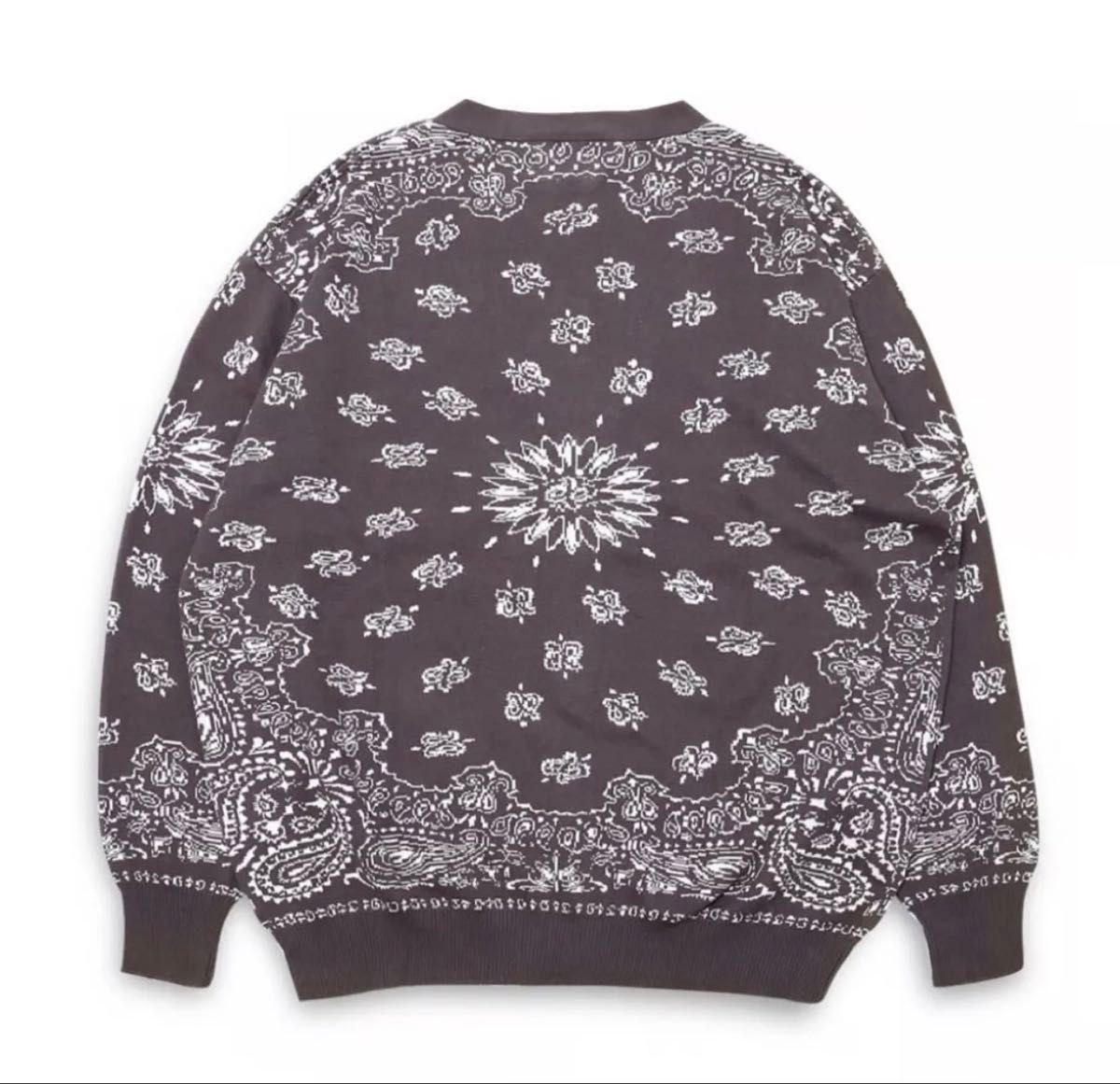 キムタク着 同型色違い HIDEANDSEEK Bandana Cardigan ハイド キムタク着 同型色違い HIDEANDSEEK Bandana Cardigan ハイド