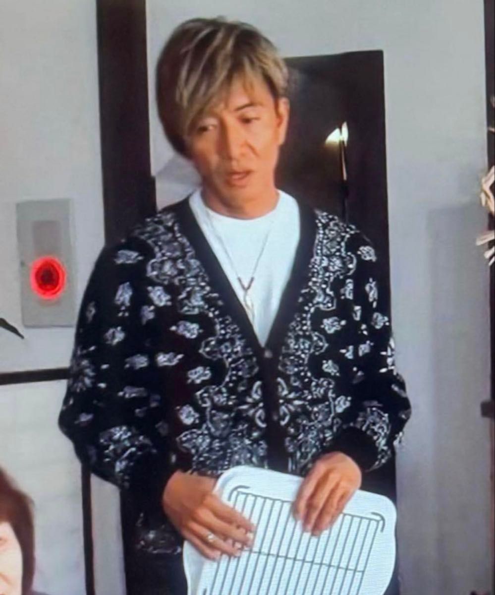 キムタク着 同型色違い HIDEANDSEEK Bandana Cardigan ハイド キムタク着 同型色違い HIDEANDSEEK Bandana Cardigan ハイド