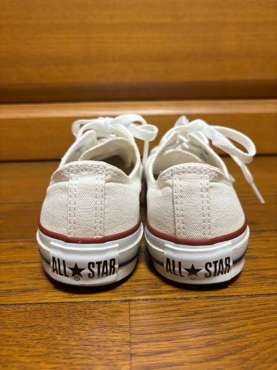 【定番】converse（コンバース） ALL STAR OX（オールスタ-オックス） M7652オプティカルホワイトレッドライン