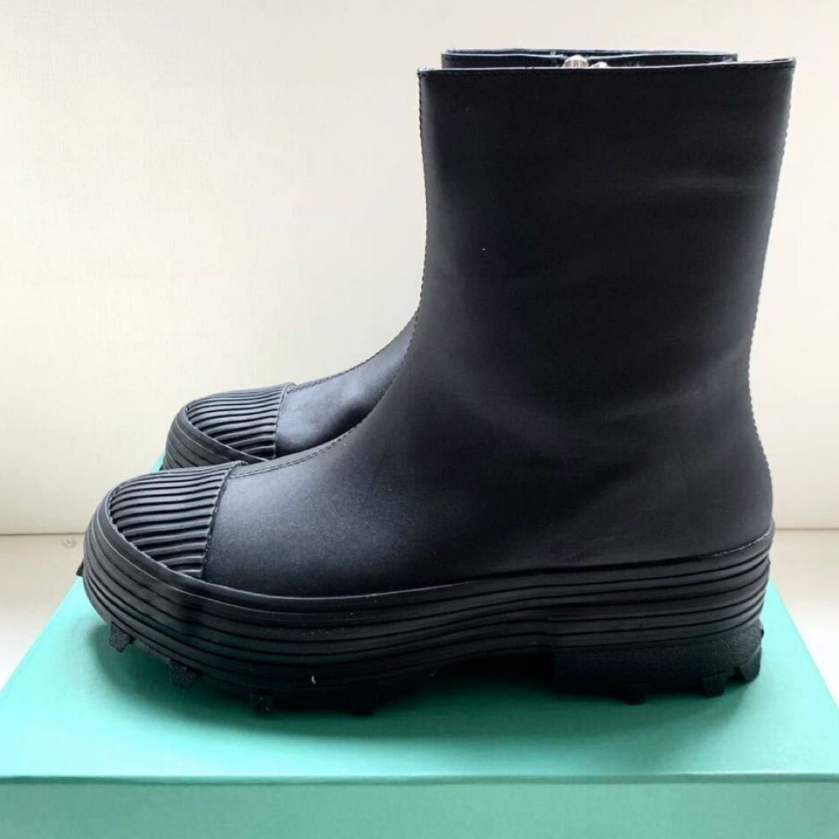 新品 カンペール ラボ Camper LAB Traktori 黒 41 レザー ジップ 新品 カンペール ラボ Camper LAB Traktori 黒 41 レザー ジップ