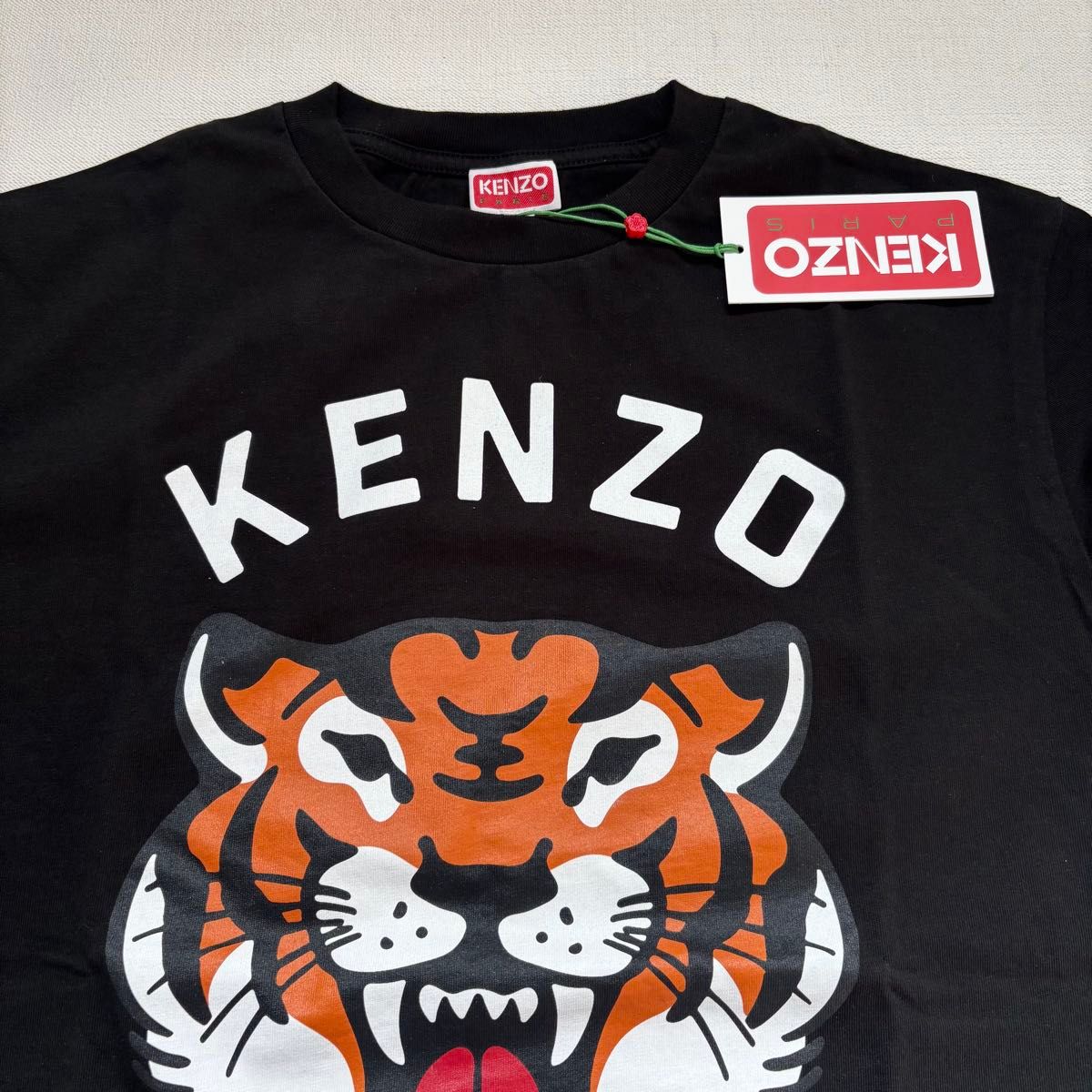 【KENZO】メンズ ラッキータイガー 刺繍Tシャツ KENZO LUCKY TIGER ケンゾー ラッキー タイガー オーバーサイズ