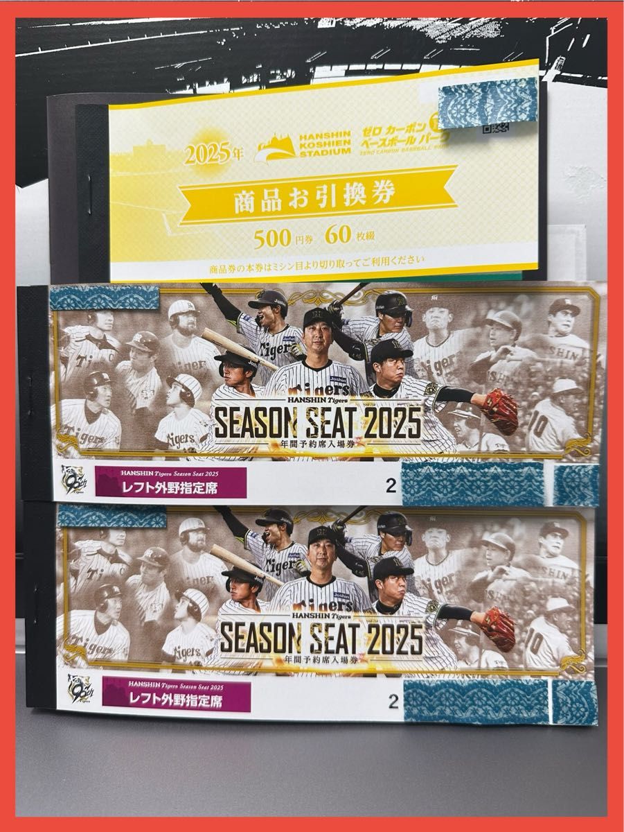 2025/4/11(金) 阪神vs中日 阪神甲子園球場 レフト外野指定席 2025/4/11(金) 阪神vs中日 阪神甲子園球場 レフト外野指定席