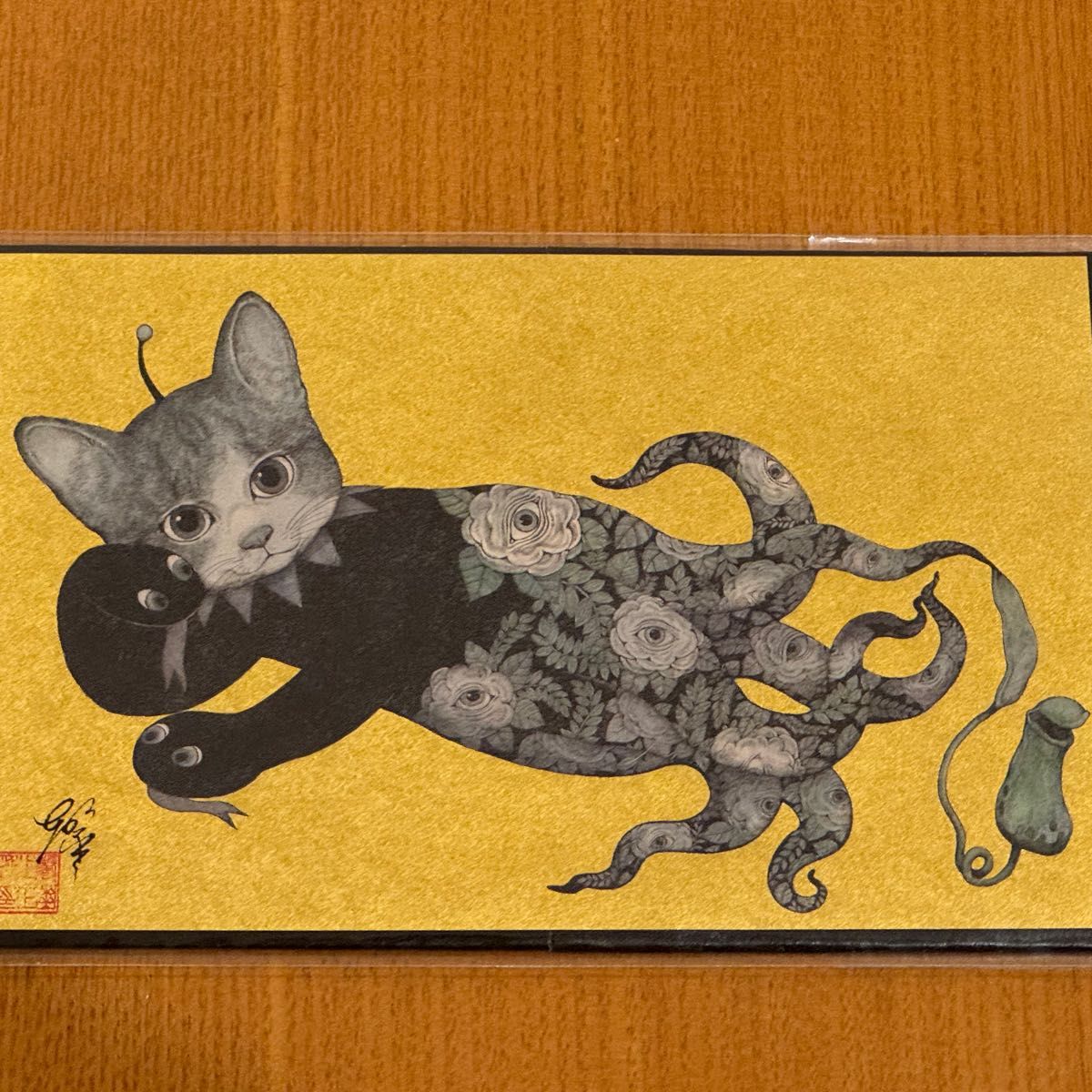 ボリス雑貨店 ミニ屏風 涅槃 ギュスターヴくん 巳展 ボリス雑貨店 ミニ屏風 涅槃 ギュスターヴくん 巳展