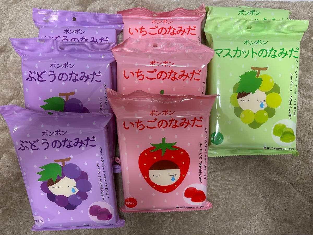 いちごのなみだ ぶどうのなみだ マスカットのなみだ8袋セット いちごのなみだ ぶどうのなみだ マスカットのなみだ8袋セット