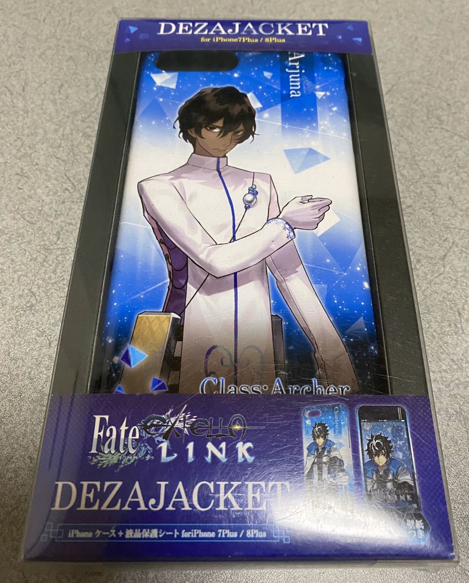 アーチャー アルジュナ デザジャケット Fate/EXTELLA LINK iPhone 7 Plus/8 Plusケース＆保護シート FGO