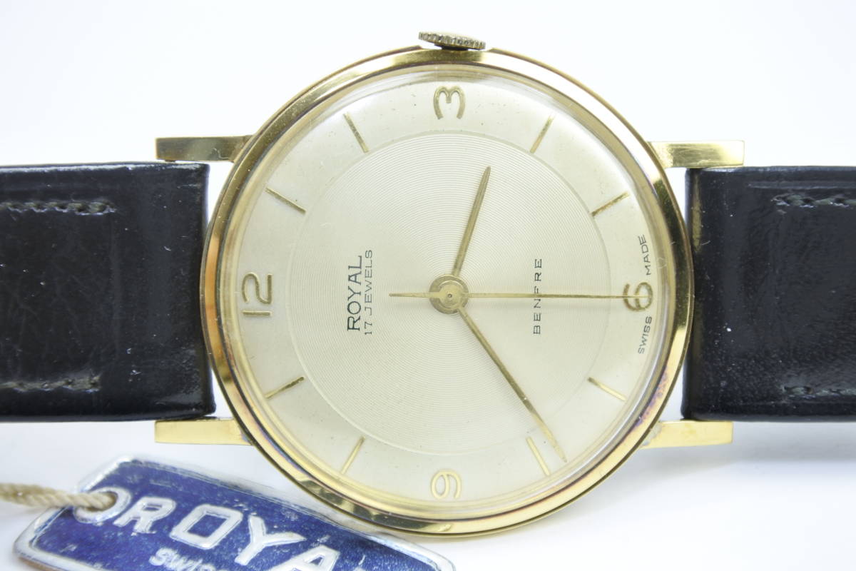 開店祝い デッドストック 極珍品 未使用 手巻紳士腕時計 高級紳士時計