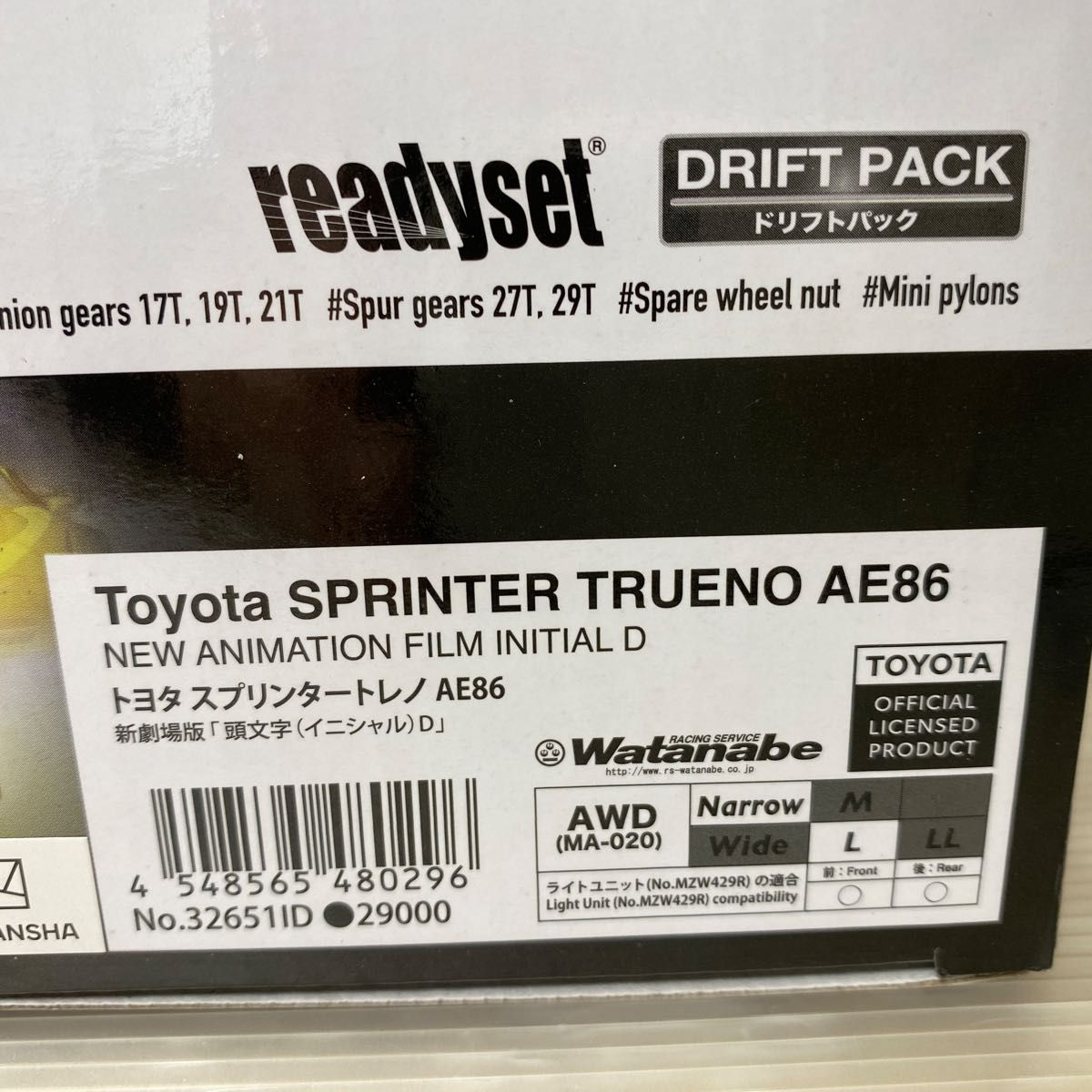 京商ミニッツAWD MA-020 r/s トヨタ スプリンタートレノ AE86 京商ミニッツAWD MA-020 r/s トヨタ スプリンタートレノ AE86