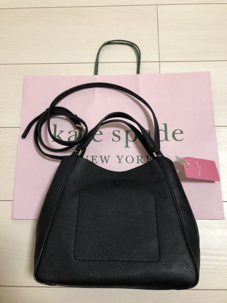 新品 半額以下 人気 ケイトスペード kate spade ハンドバッグ ショルダーバッグ 黒×ピンク_画像2