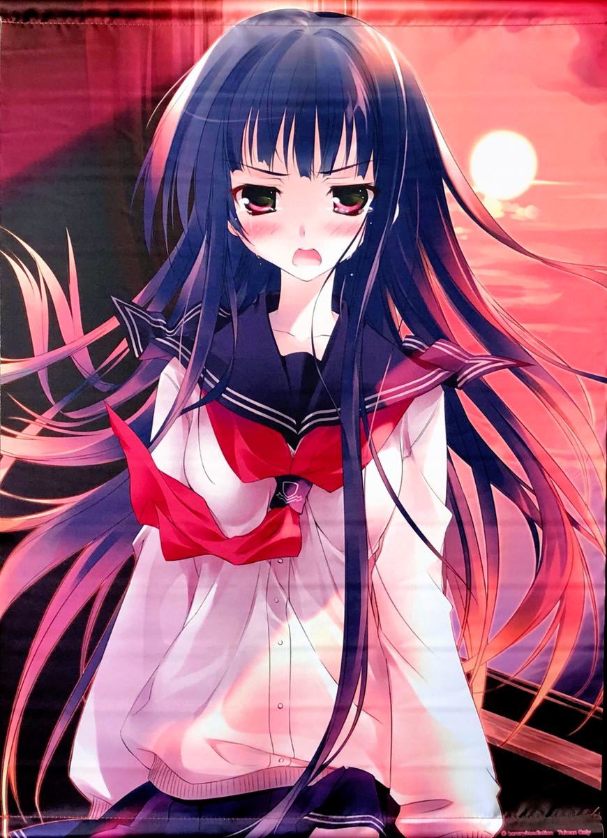 ヤフオク Karoryイラスト 黒髪美少女 B2タペストリー 軸中 ヤフオク Karoryイラスト 黒髪美少女 B2タペストリー 軸中