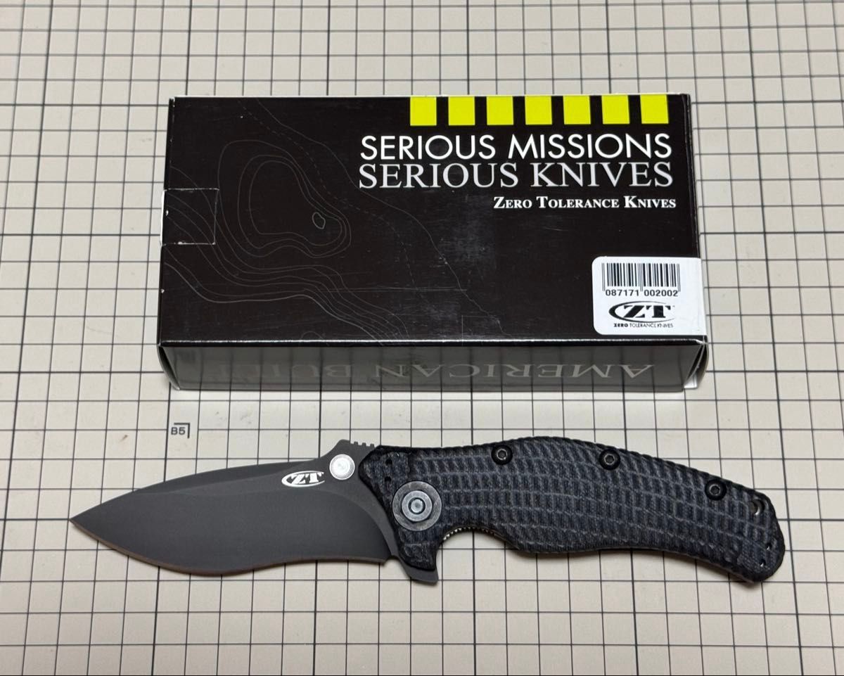 【廃番】ZT(Zero Tolerance)カーショウ ゼロトレランス フォールディングナイフ ZT0200