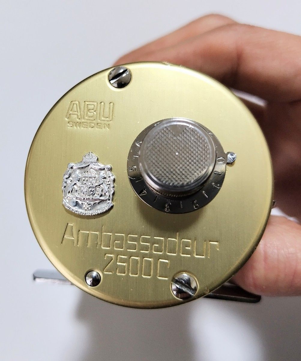 アブガルシア ABU アンバサダー2500Cゴールド ハンドルカスタム アブガルシア ABU アンバサダー2500Cゴールド ハンドルカスタム