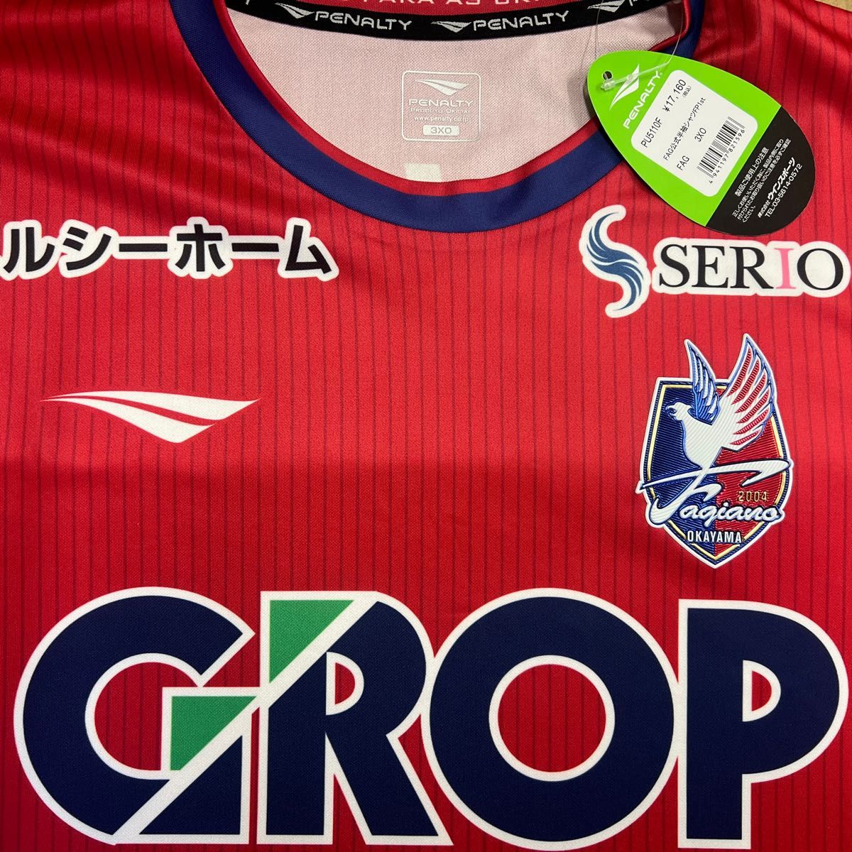 ファジアーノ岡山2025年 3XOユニフォーム