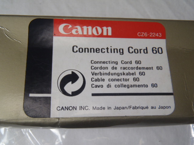 * Canon Canon не использовался соединительный код 60