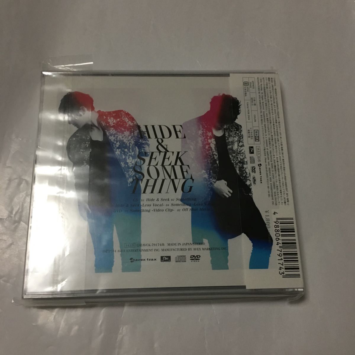 送料込み　東方神起　CD＋DVD　☆Hide ＆ Seek / Something☆　ユノ チャンミン