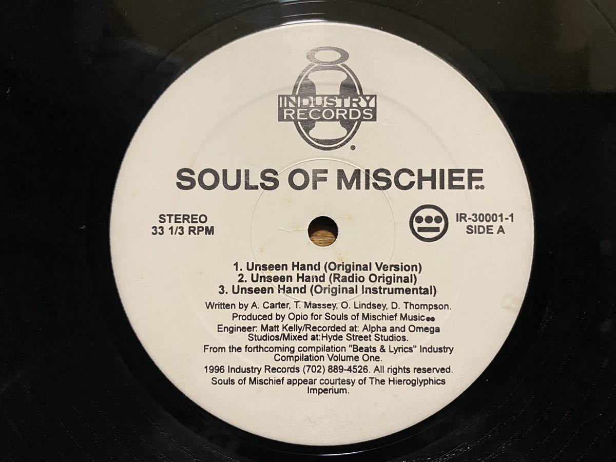 即決！Souls Of Mischief - Unseen Hand / Kool DJ E.Q. / Hieroglyphics_画像2