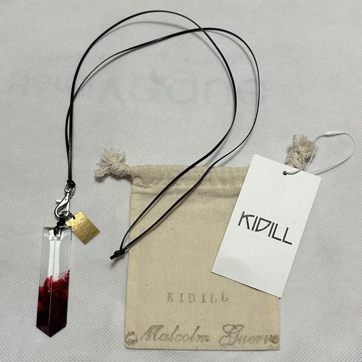KIDILL Malcolm Guerre CRYSTAL BLOOD NECKLACE ネックレス KIDILL Malcolm Guerre CRYSTAL BLOOD NECKLACE ネックレス