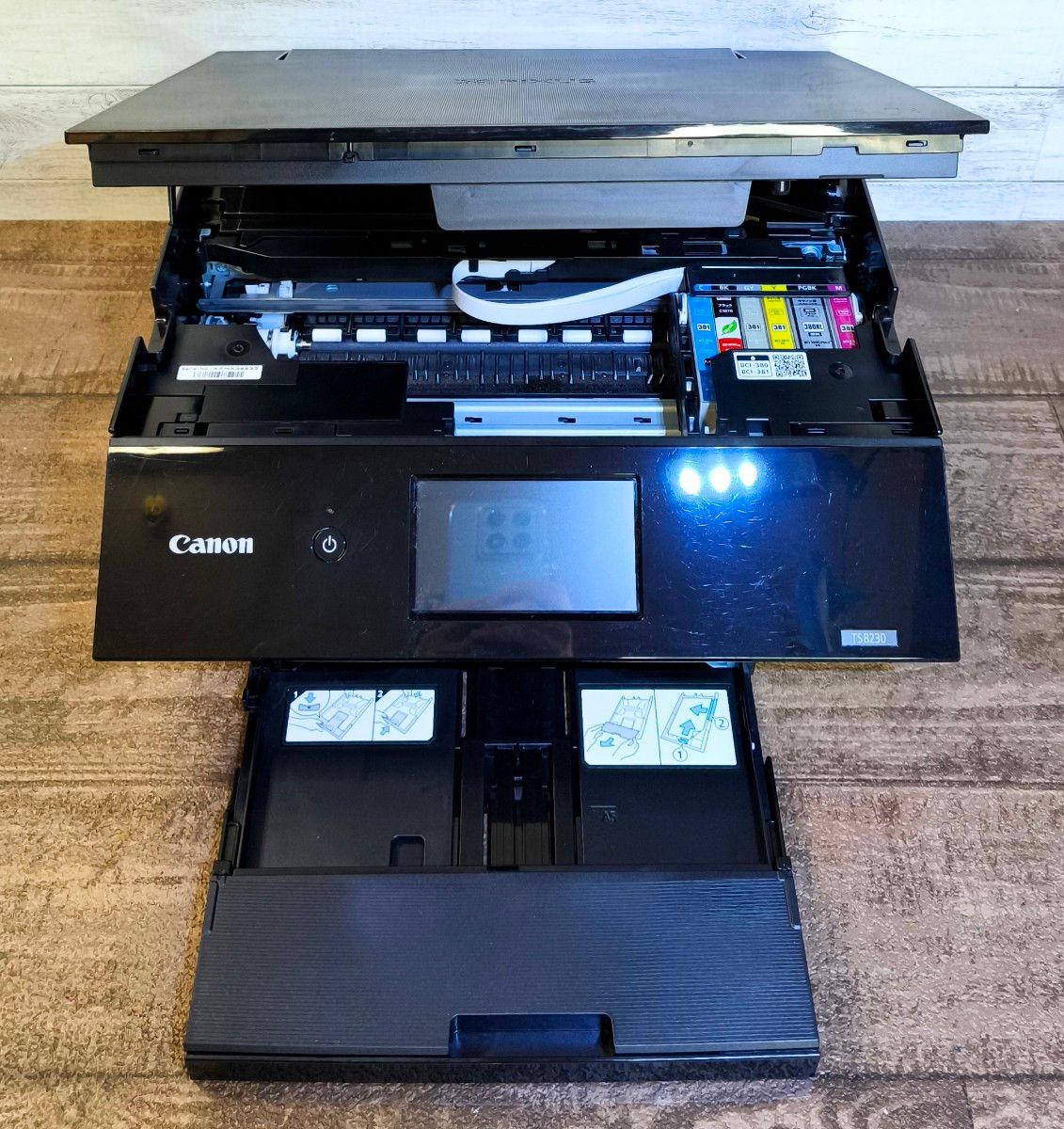 【使用枚数少】Canon カラープリンター PIXUS TS8230 BK 【使用枚数少】Canon カラープリンター PIXUS TS8230 BK