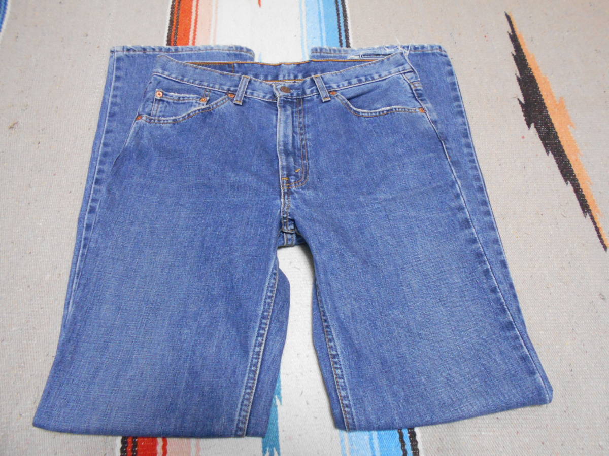 １９９７年製 Levi's リーバイス ５１７ ブーツカット ビンテージ インディゴ ジーンズVINTAGE BOOT CUT INDIGO JEANS BIKER HOTROD HIPPIE_画像6