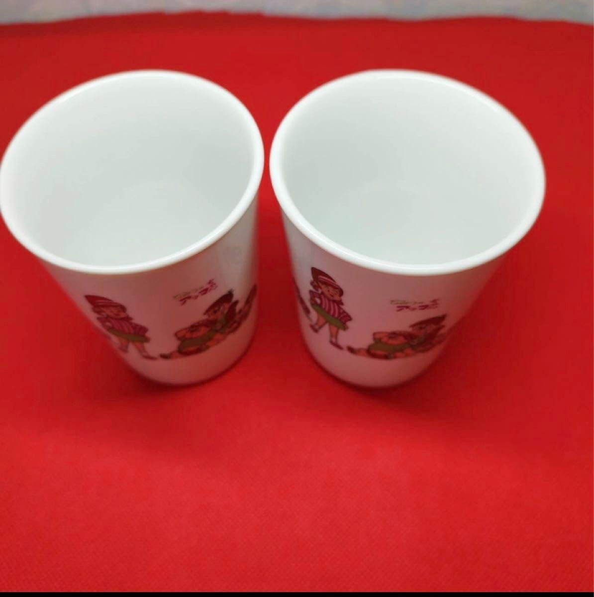 希少品 昭和レトロ ひみつのアッコちゃん 2個セット 湯呑み コップ 湯のみ茶碗 
