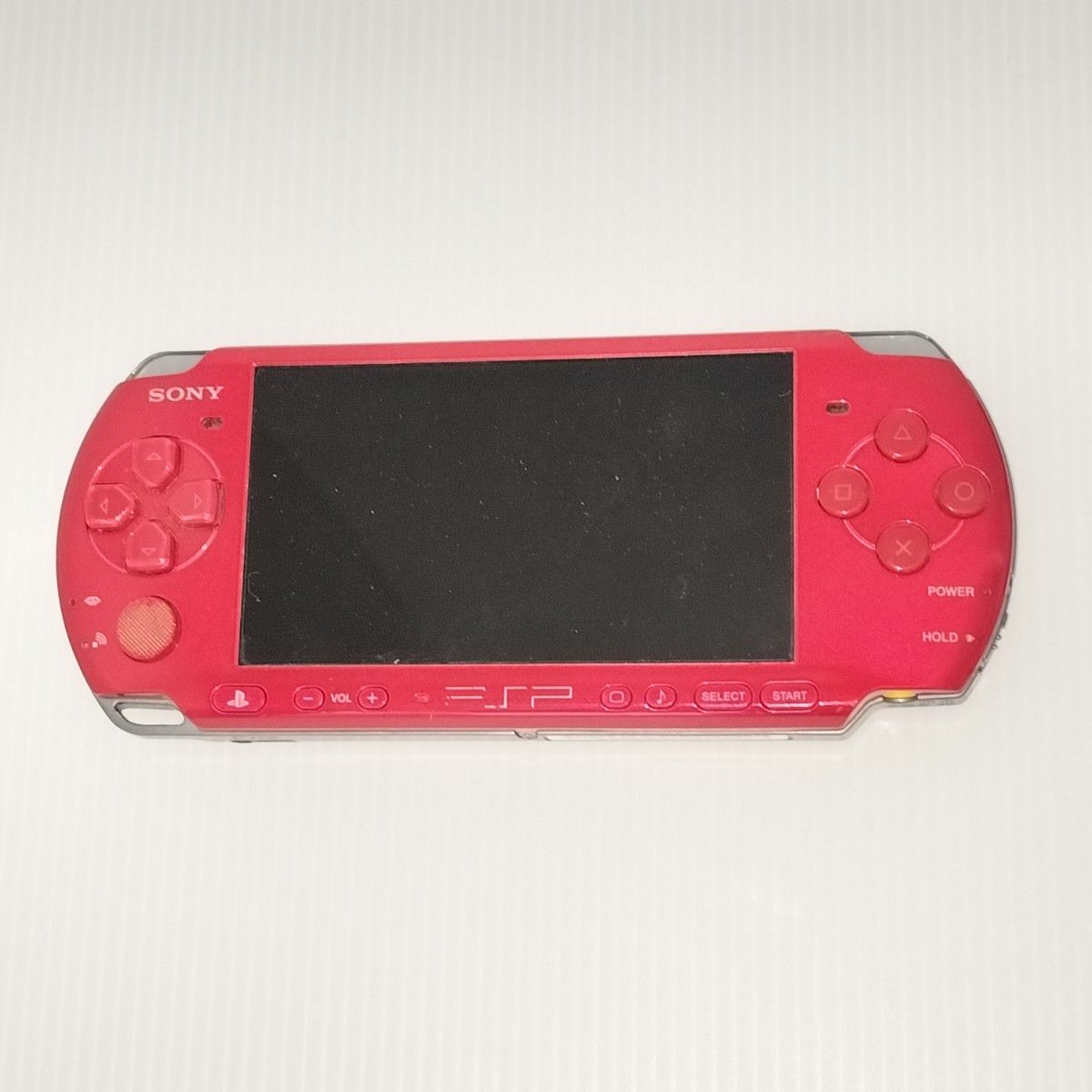 送料無料 24時間以内発送 ヤケあり 中古動作品 レア PSP PSP-3000RR ラディアント・レッド