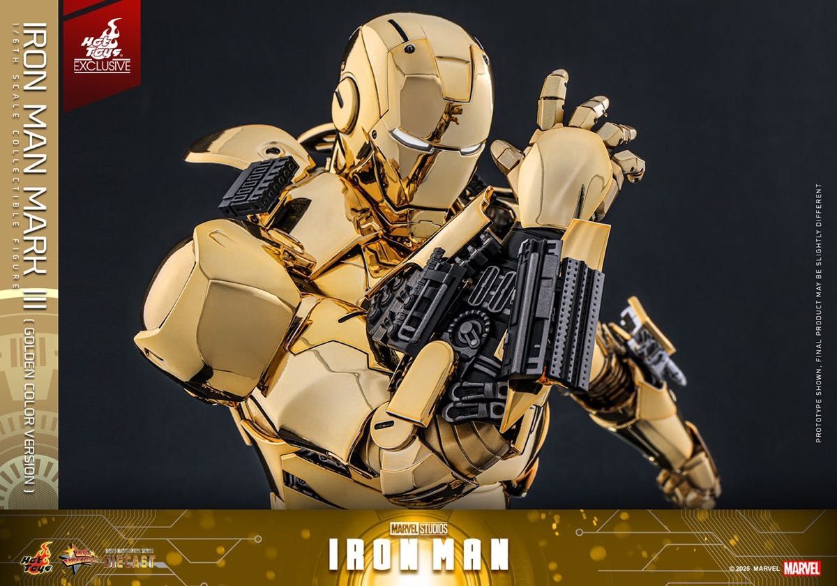 ホットトイズ MMS764D69 アイアンマン・マーク3(ゴールドカラー ホットトイズ MMS764D69 アイアンマン・マーク3(ゴールドカラー