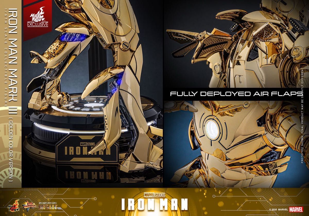 ホットトイズ MMS764D69 アイアンマン・マーク3(ゴールドカラー ホットトイズ MMS764D69 アイアンマン・マーク3(ゴールドカラー
