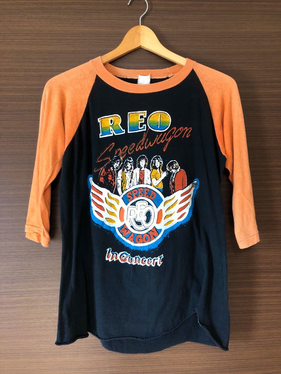 80's パキスタン綿 REO SpeedwagonバンドTシャツ