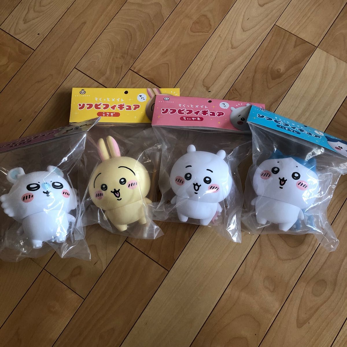 ちいかわ すくっとメイトソフビフィギュア 4体セット ちいかわ ちいかわ すくっとメイトソフビフィギュア 4体セット ちいかわ
