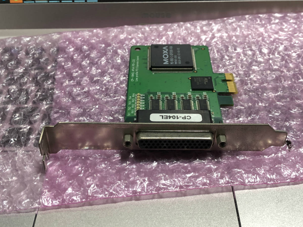 MOXA PCIe serial communication card RS-232 CP-104EL-A-DB25M high performance 4 port RS-232