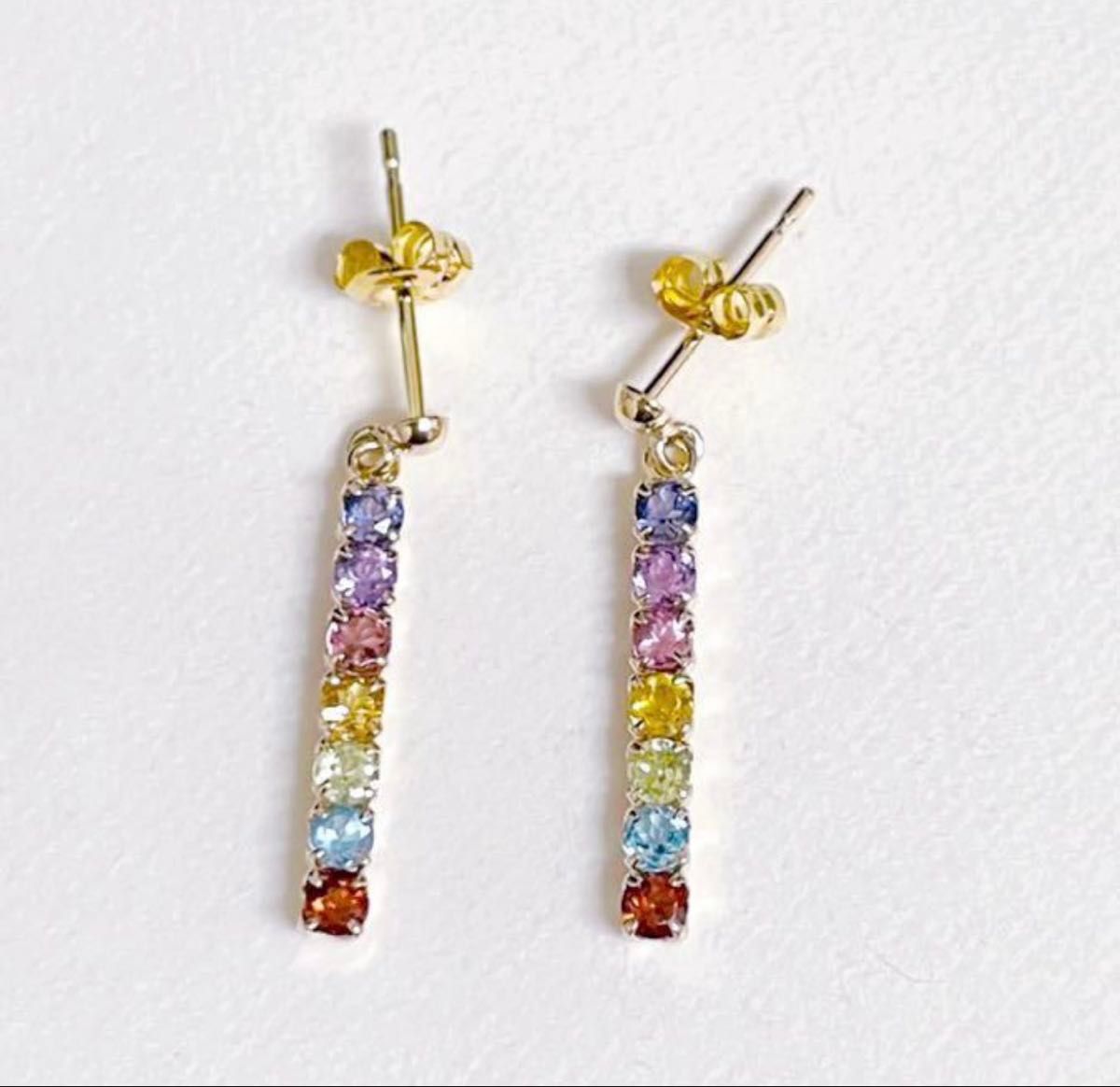 ケイトスペード 猫ピアス　付属品あり　両耳　グリーン ケイトスペード 猫ピアス 付属品あり 両耳 グリーン