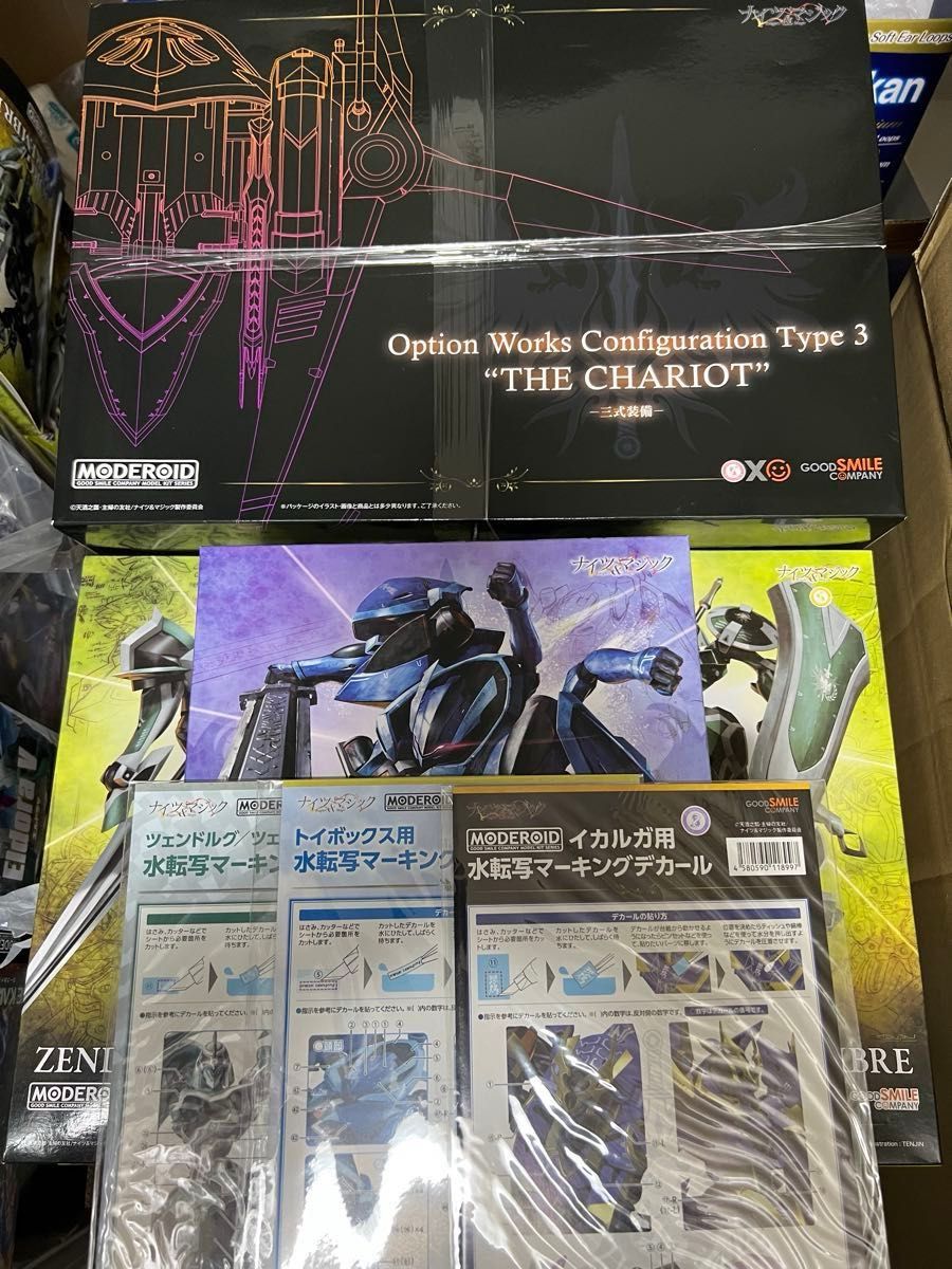 moderoid 三式装備 イカルガ トイボックス ツェンドルグ×2 水転写×3種セット4枚 合計9点セット