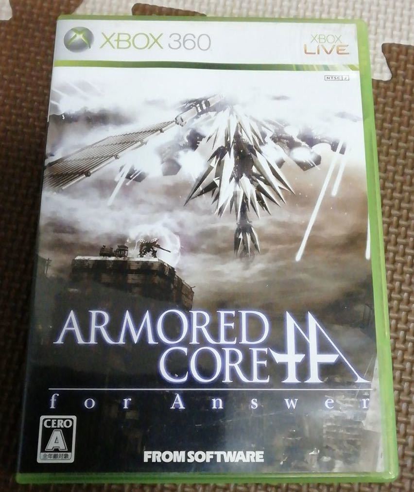 ヤフオク アーマード コア フォーアンサー Xbox360ソフト