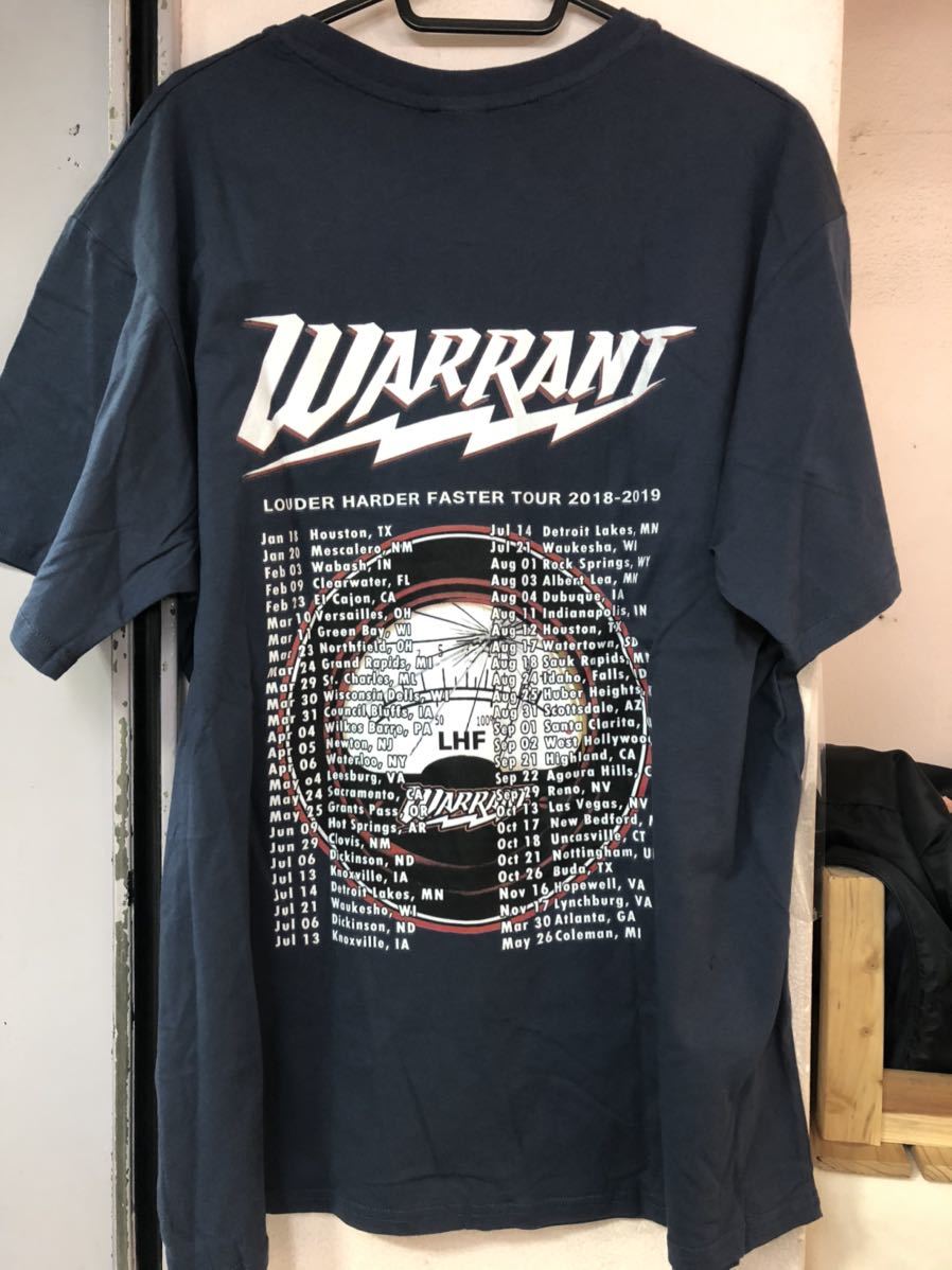 WARRANTwo Len to T-shirt 30 anniversary T Tour goods laguns Pretty Boy Floyd MOTLEY CRUE LA metal poison Vintage Vintage 