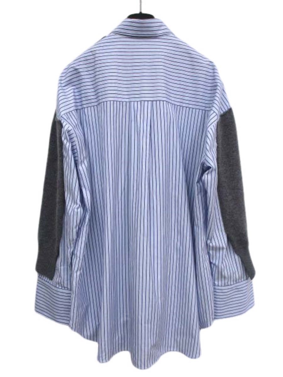美品 ENFOLD エンフォルド KNIT COMBINATION SHIRT 2024AW 美品 ENFOLD エンフォルド KNIT COMBINATION SHIRT 2024AW