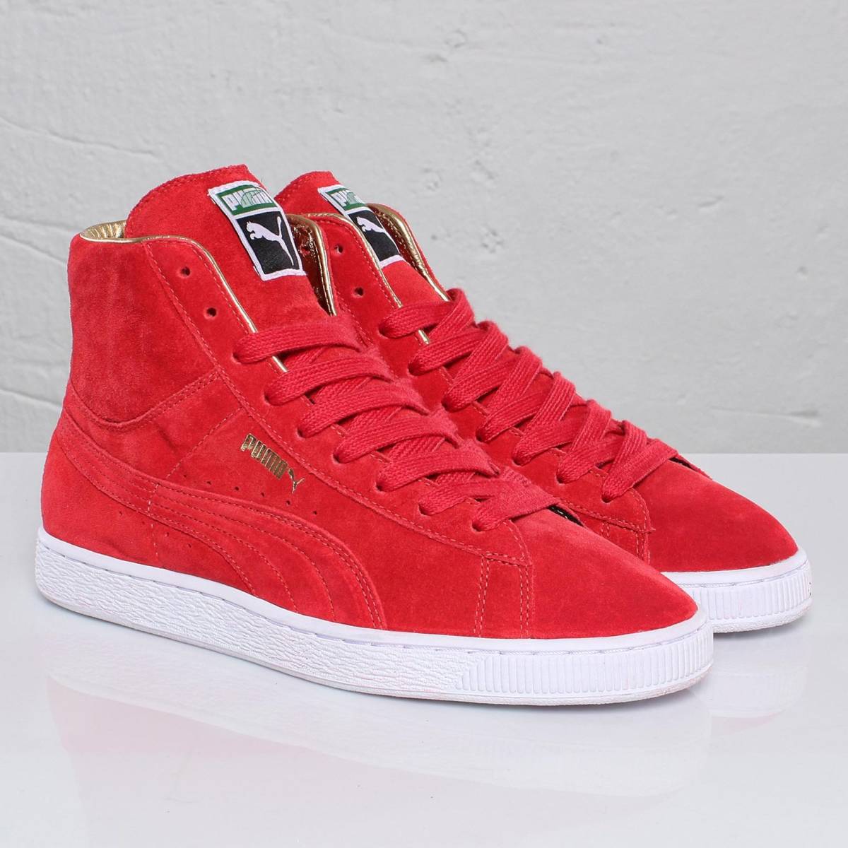 PUMA Golden Classic Pack Suede Mid 352484-01 Team Regal Red Gold プーマ ゴールデン クラシック スエード ミッド レッド UNDEFEATED 90_画像1