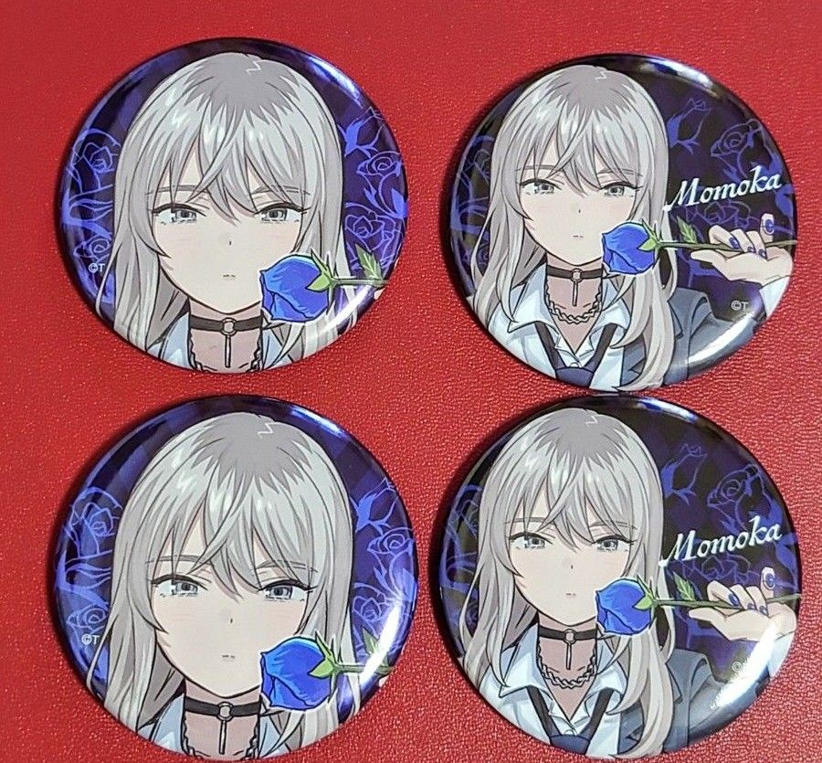 ガールズバンドクライ ヴィレッジヴァンガード Cry Rose 缶バッジ 4個 河原木桃香