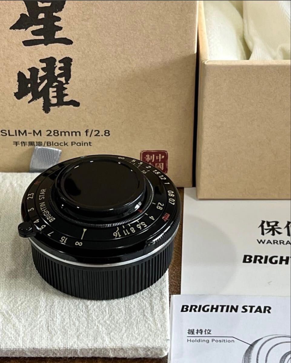新品近い】星曜 BRIGHTIN STAR 28mm f2 8 Leica mマウント パン 新品近い】星曜 BRIGHTIN STAR 28mm f2 8 Leica mマウント パン