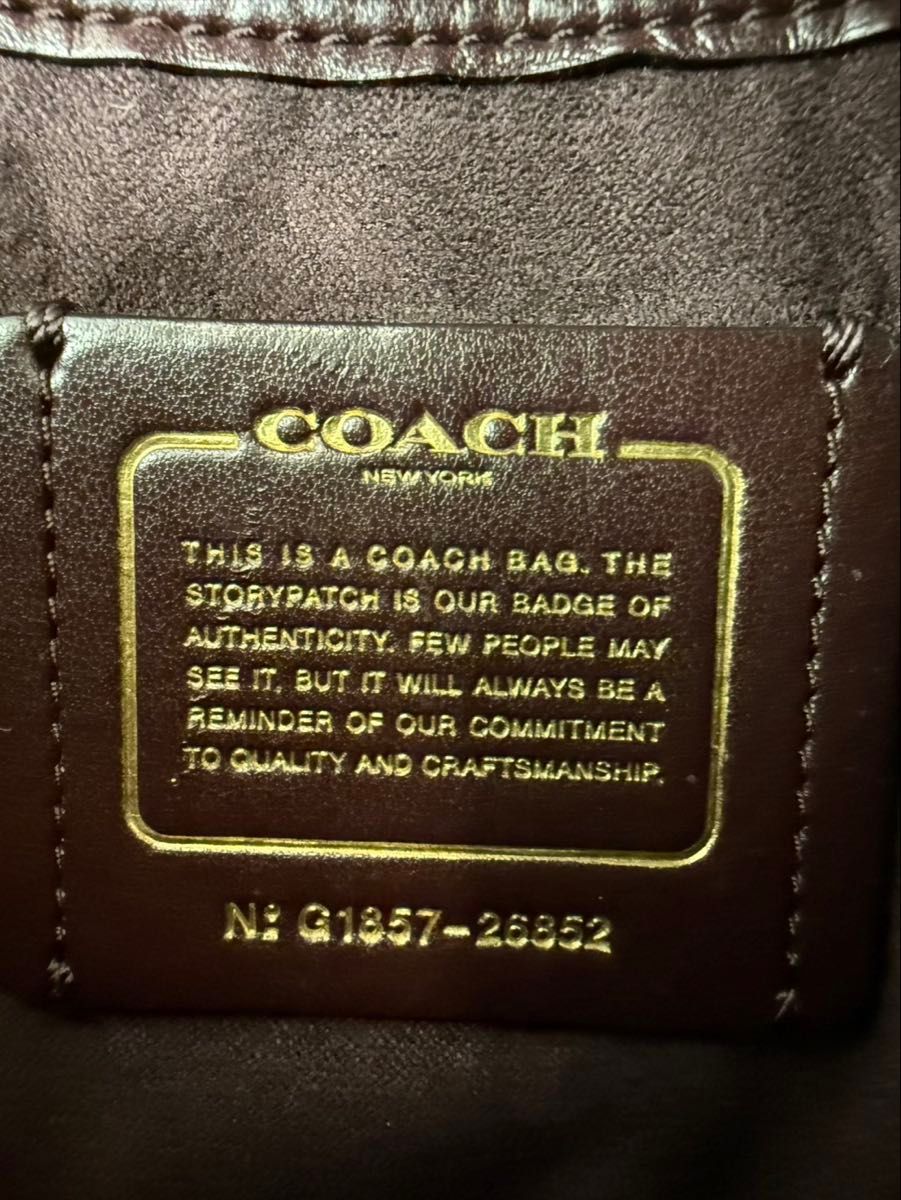 coach コーチ ターンロック レザー ダブルチェーンショルダー coach コーチ ターンロック レザー ダブルチェーンショルダー