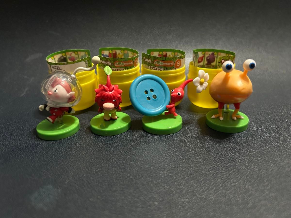 ピクミンチョコエッグ シークレット他3点セット PIKMIN Furuta ピクミンチョコエッグ シークレット他3点セット PIKMIN Furuta