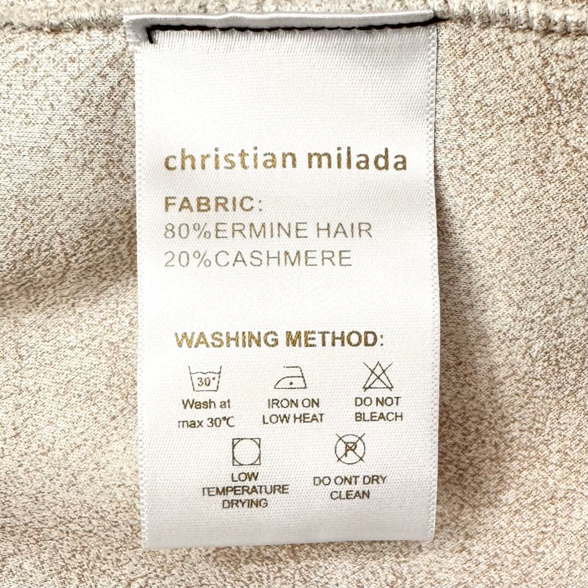 christian milada ファーコート M~L相当 アーミン カシミヤ