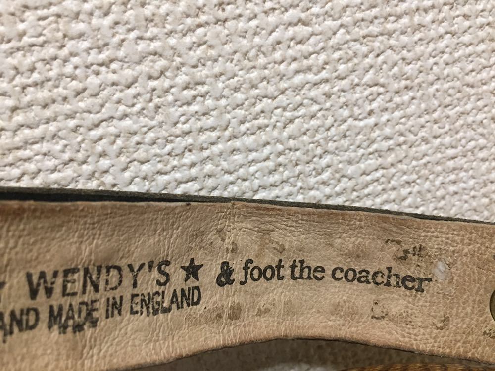 WENDY'S フットザコーチャーfoot the coacher × ウェンディーズ WENDY'S 2連ピラミッドスタッズレザーブレスレット_画像5