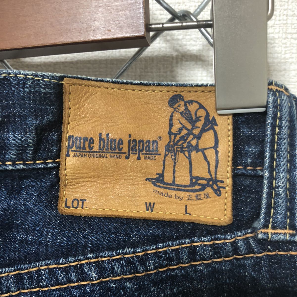  regular Indigo shop pure blue Japan 501xx model Denim pants jeans 31