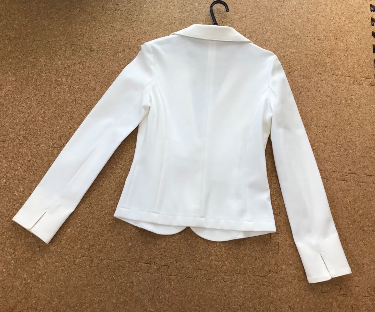 テーラードジャケット　白　サイズ38  日本製