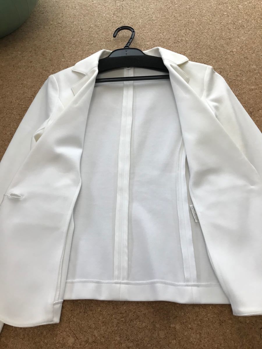 テーラードジャケット　白　サイズ38  日本製