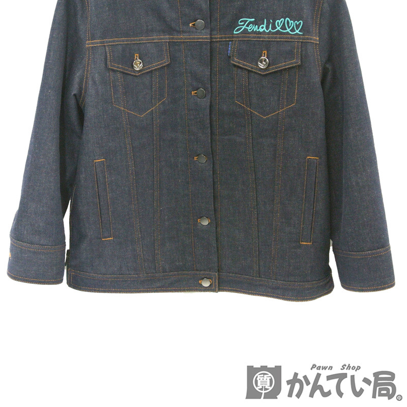 ヤフオク! - FENDI【フェンディ】レディース デニム ジャケッ...