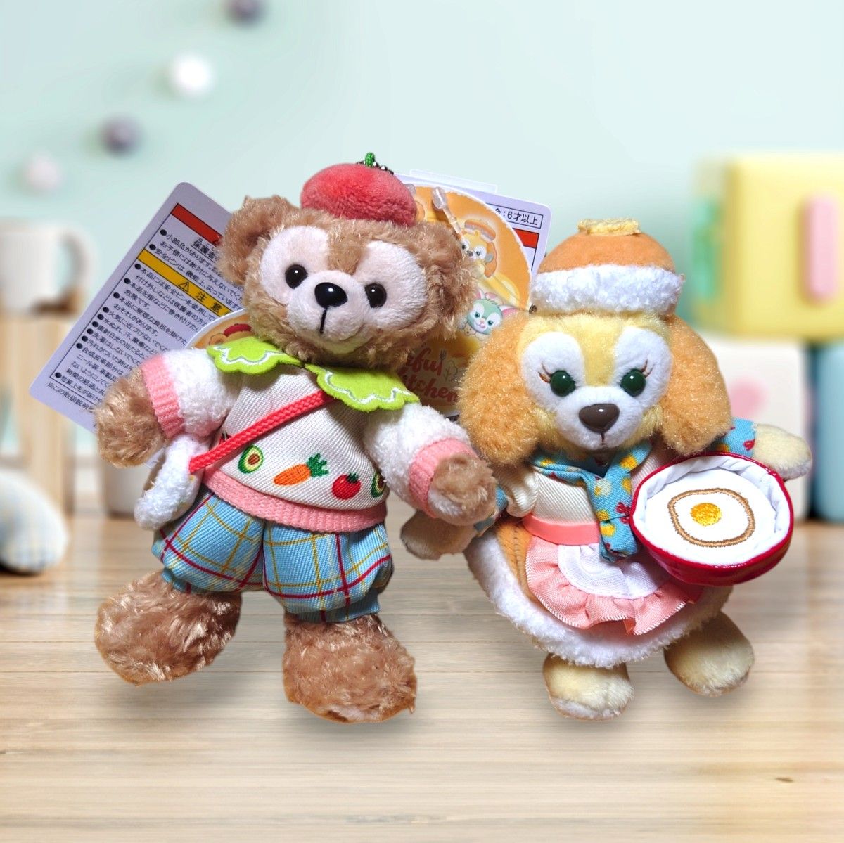 TDS 東京ディズニーシー ワンダフルキッチン☆ダッフィー☆クッキーアン☆ぬいぐるみバッジ TDS 東京ディズニーシー ワンダフルキッチン☆ダッフィー☆クッキーアン☆ぬいぐるみバッジ