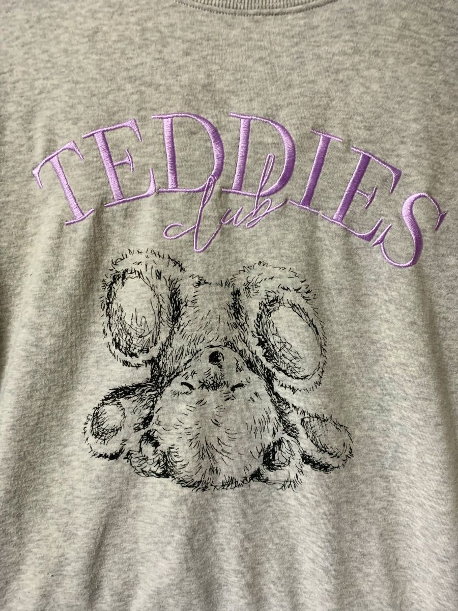 SNIDEL HOME ベアプリントスウェット グレー トレーナー SNIDEL HOME ベアプリントスウェット グレー トレーナー
