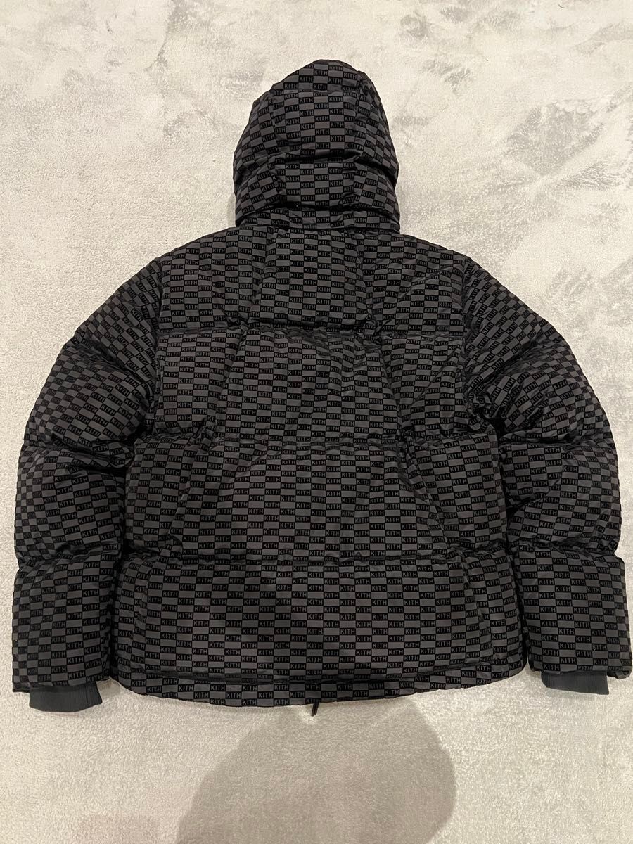 Kith サイズS Monogram Midi Puffer Black ダウンジャケット Kith サイズS Monogram Midi Puffer Black ダウンジャケット